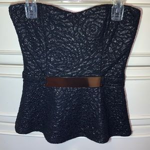Line up Black blouse Sz S
